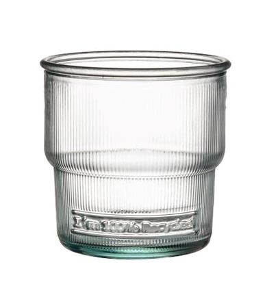 Vandglas stabelbar 30 cl recycle 
